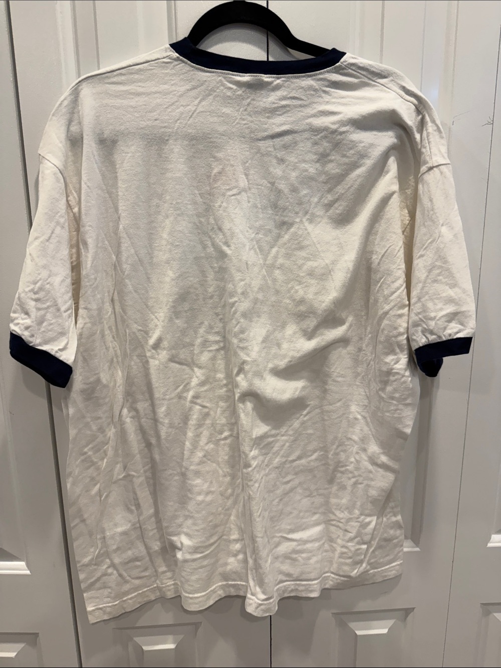 Tultex White Ringer T-Shirt with Great Lakes Graphic - Picture 3 of 3